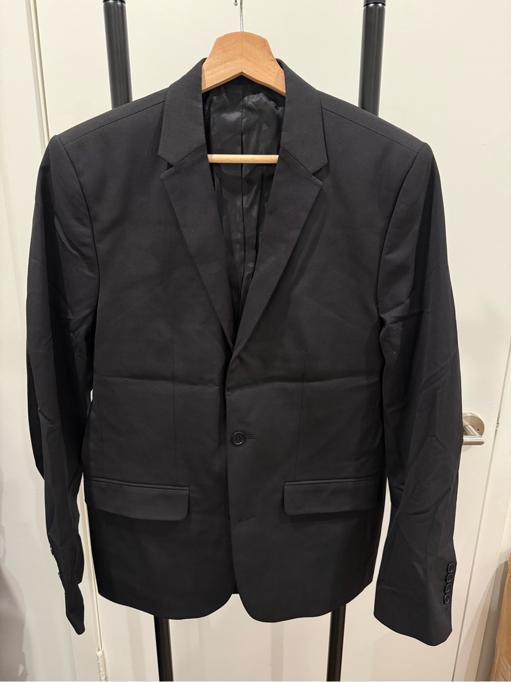 Zadig & Voltaire Men's Classic Black Single-Breasted Blazer